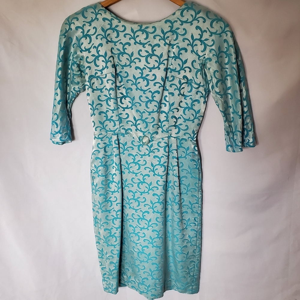 Union Label Dress Filigree Vintage XSmall